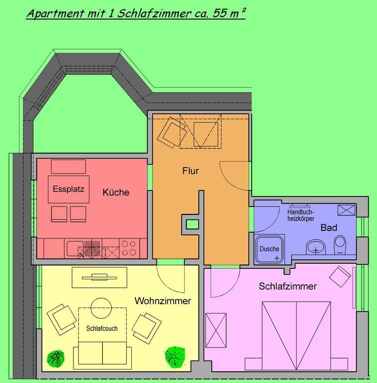 Sonnenhaus Ferienwohnungen 特拉本特拉巴赫 外观 照片